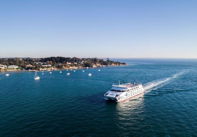 Searoad Ferries Sailing Into Sorrento lores