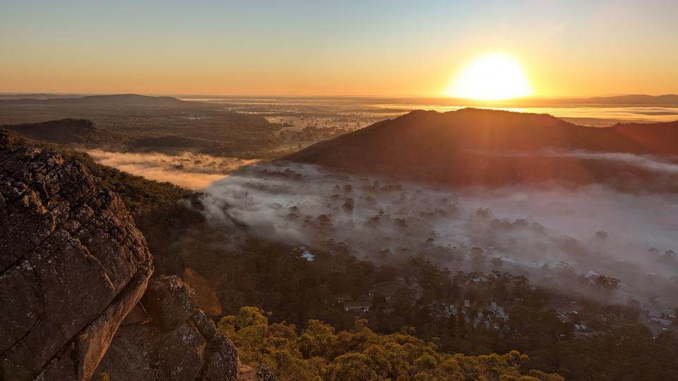 Grampians Peaks Trail Above Halls Gap