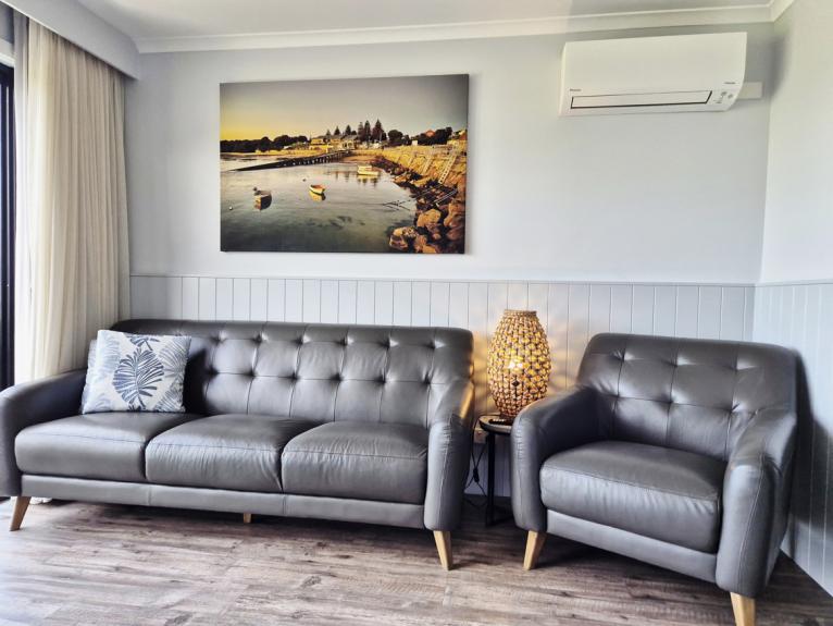 Ocean View Apartment Living Area
