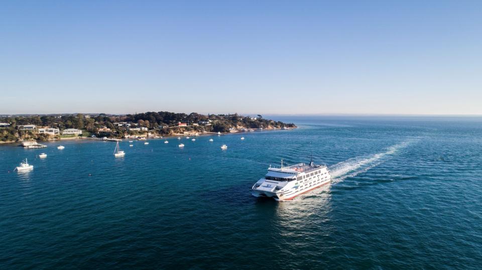 Searoad Ferries Sailing Into Sorrento lores